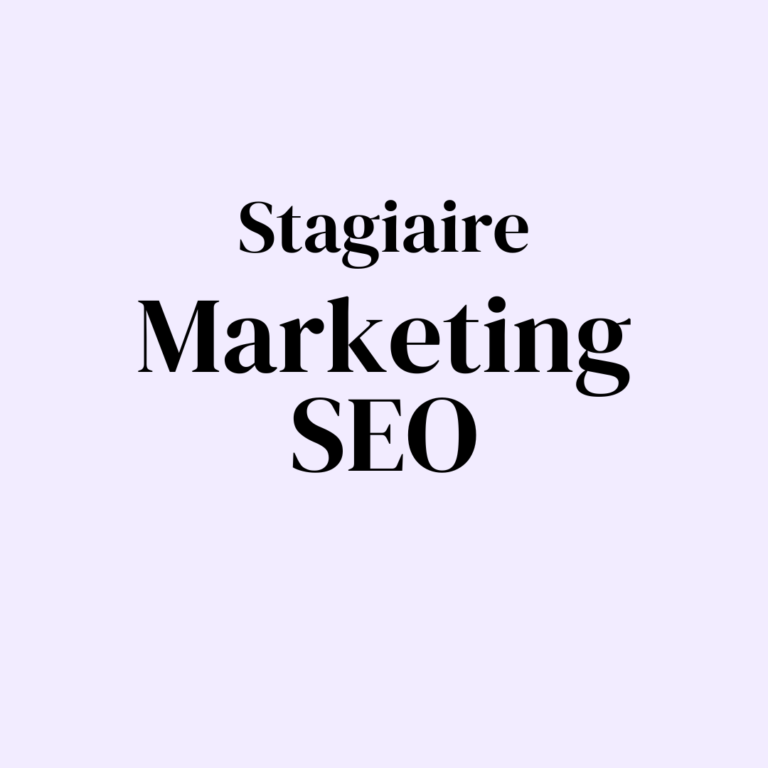 Stagiaire - Marketing SEO